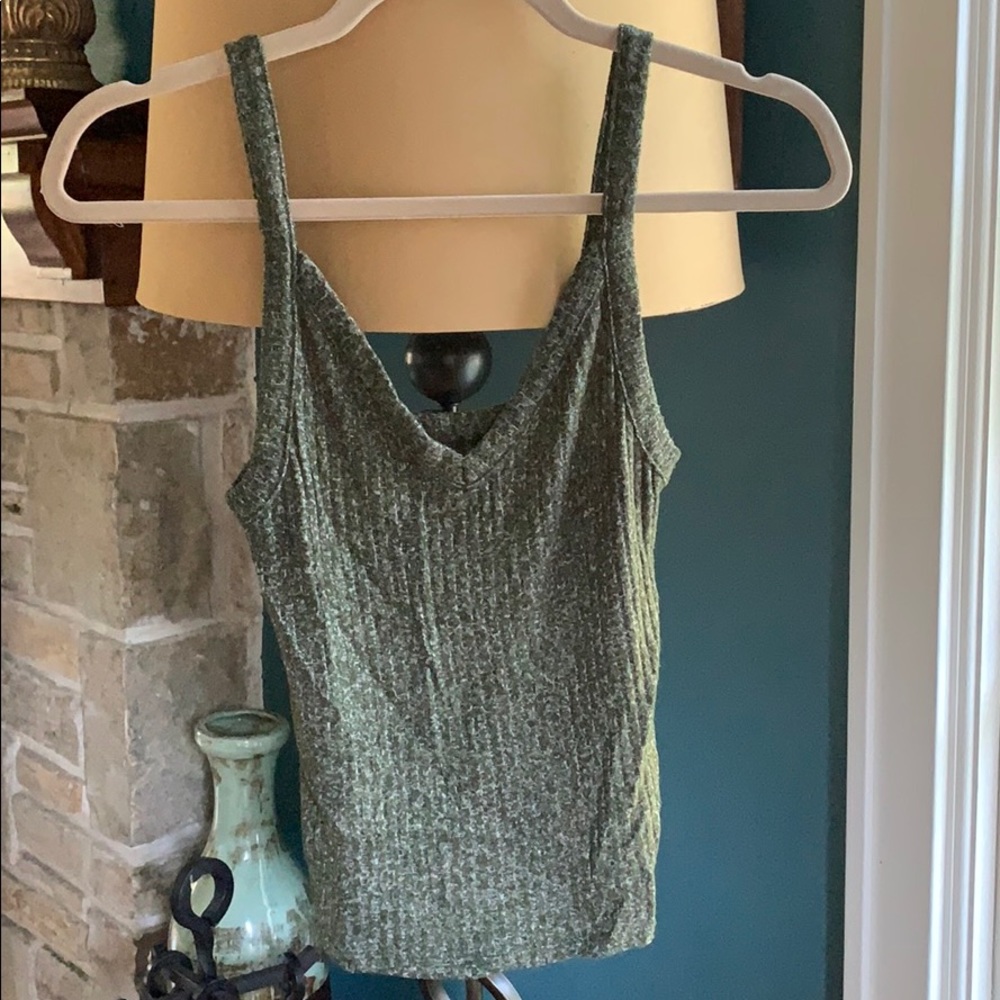 AE’s “soft & sexy” ribbed knit tank top